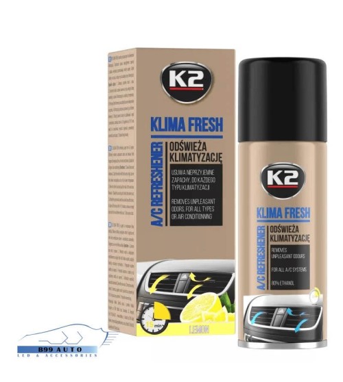 K2 KLIMA FRESH 150ml lemon klímatisztító spray